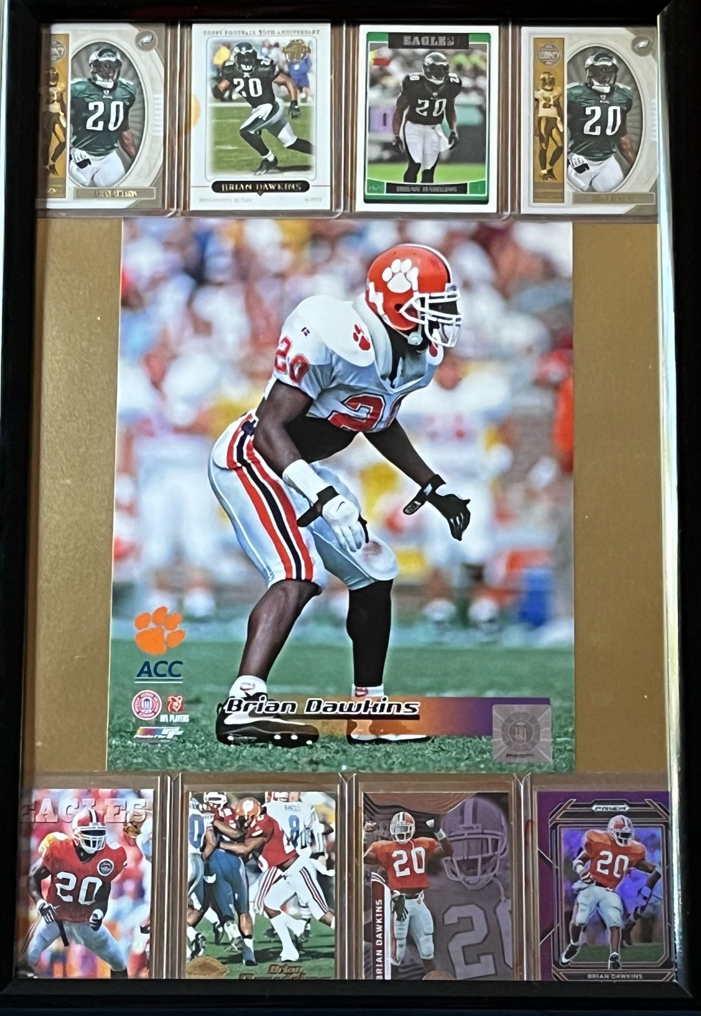 Brian Dawkins Framed Sports Portrait