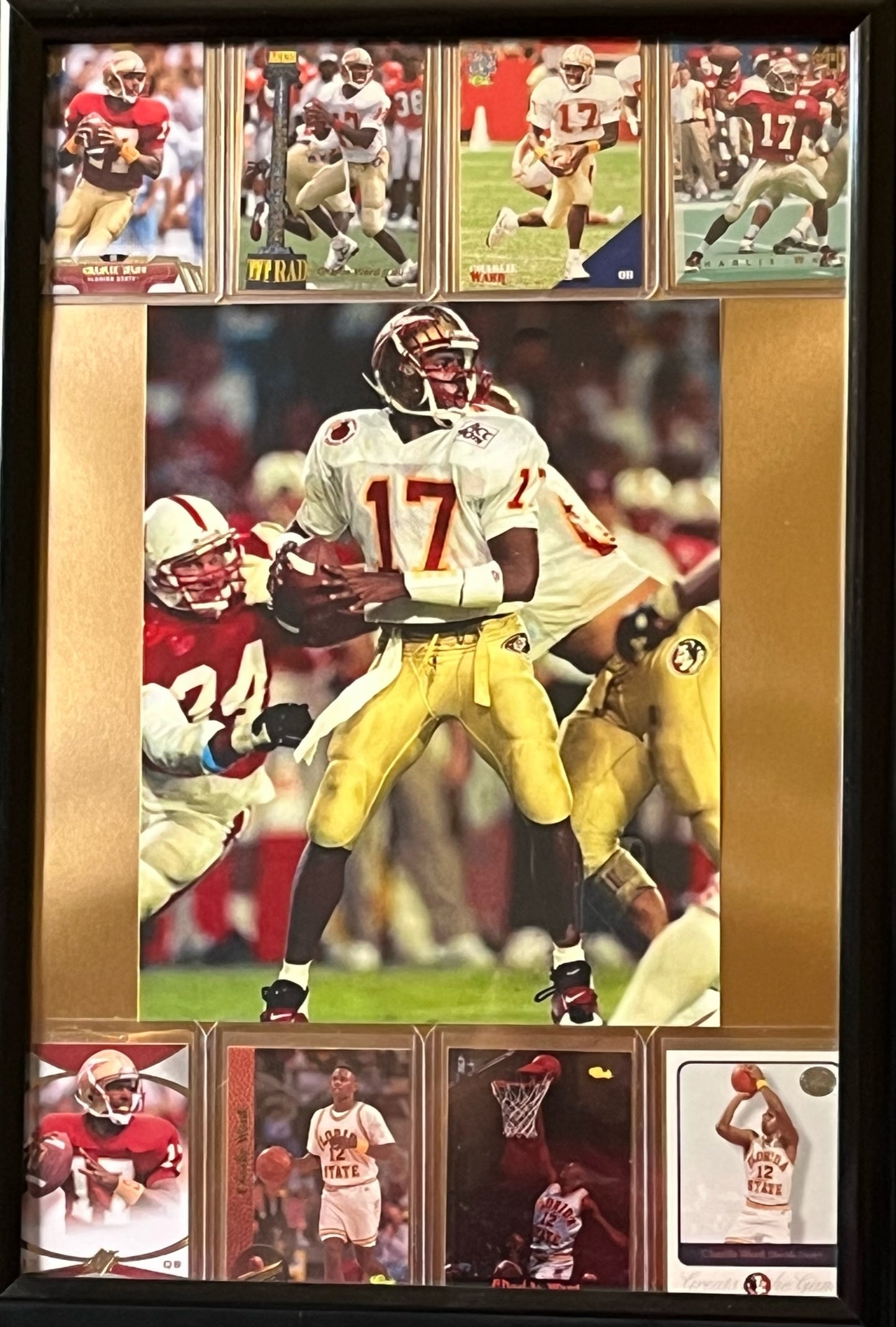 Charlie Ward Framed Sports Portrait