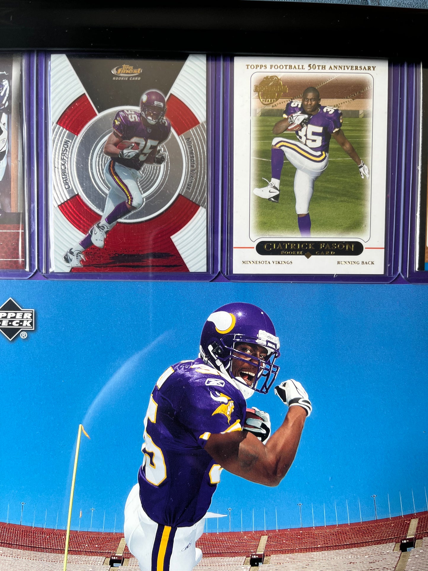 Autographed Ciatrick Fason Framed Sports Portrait