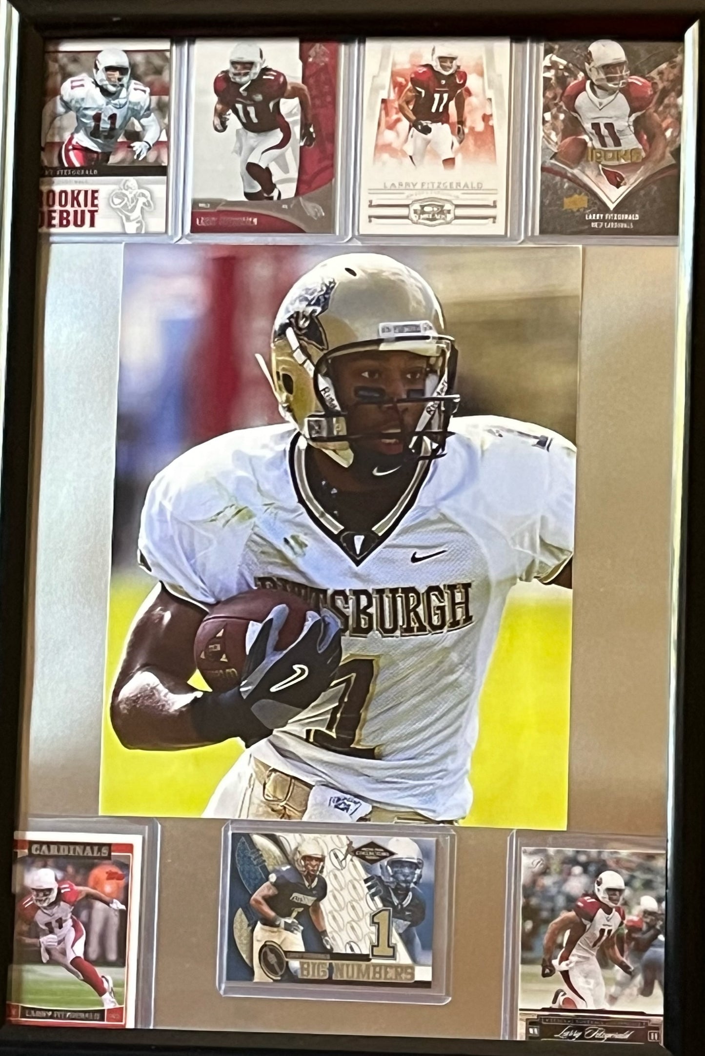 Larry Fitzgerald Framed Sports Portrait