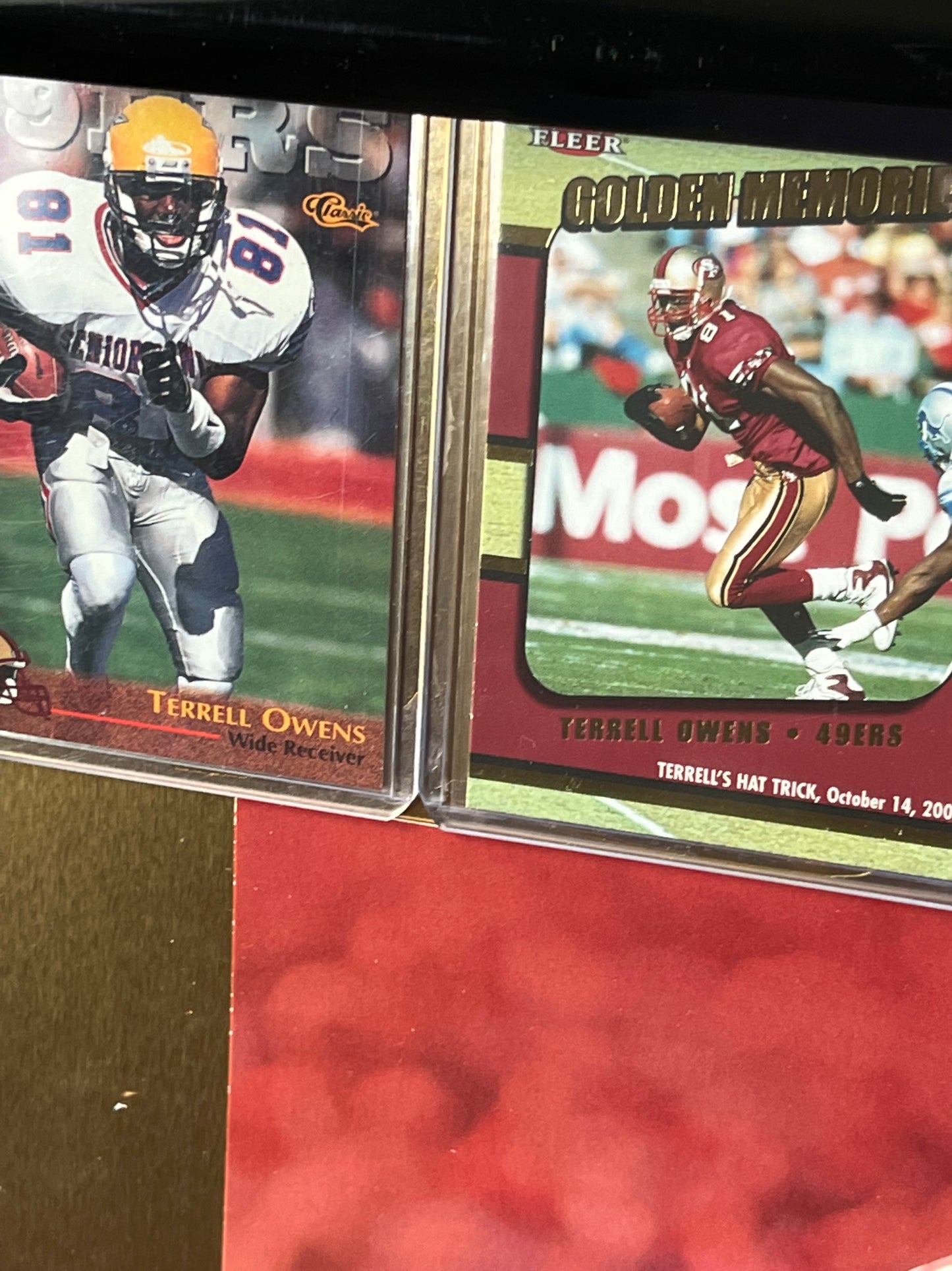 Autographed Terrell Owens Framed Sports Portrait