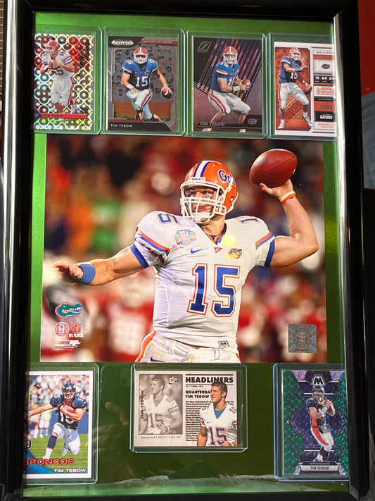 Tim Tebow Framed Sports Portrait