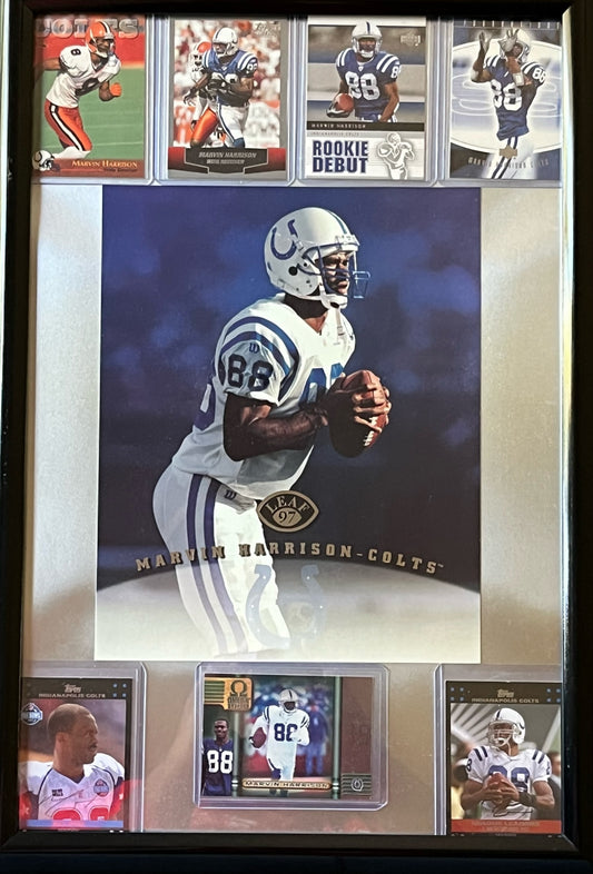 Marvin Harrison Framed Sports Portrait