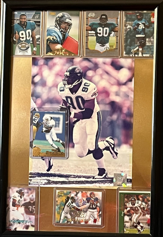 Tony Brackens Framed Sports Portrait