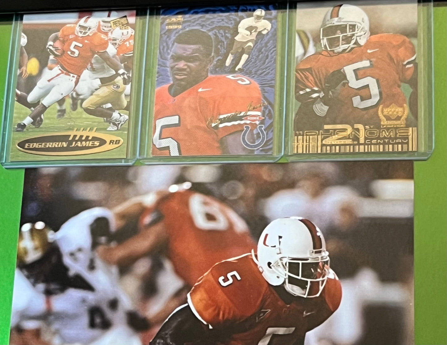 Edgerrin James Framed Sports Portrait