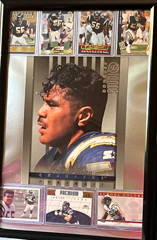 Junior Seau Framed Sports Portrait