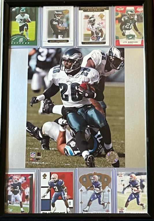 Lito Sheppard Framed Sports Portrait