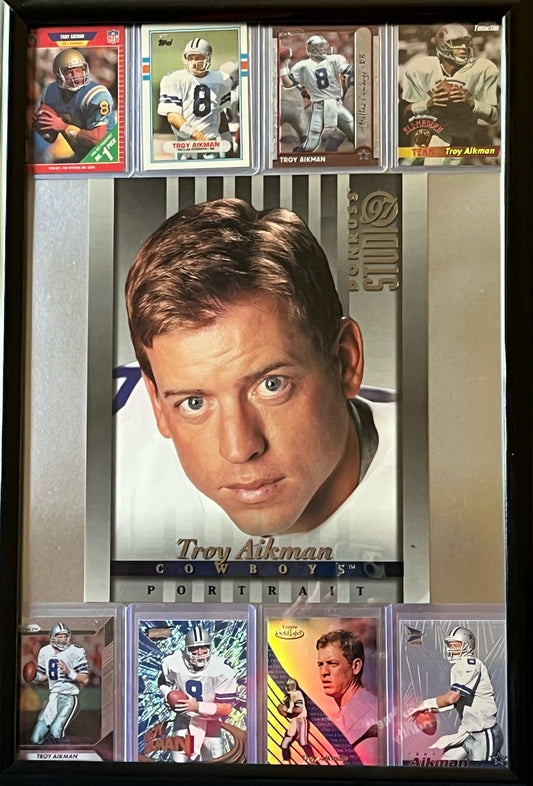 Troy Aikman Framed Sports Portrait