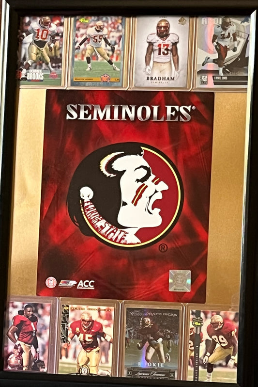 Florida State University Football Framed Sports Portrait