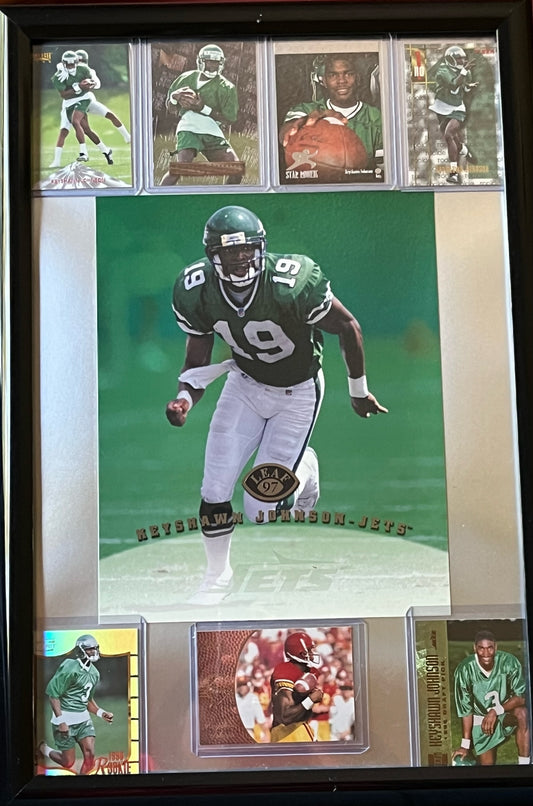 Keyshawn Johnson Framed Sports Portrait