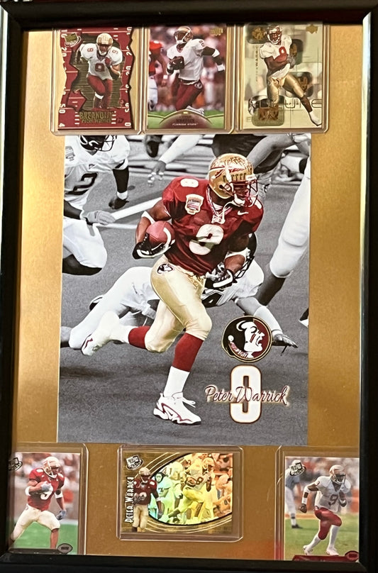 Peter Warrick Framed Sports Portrait
