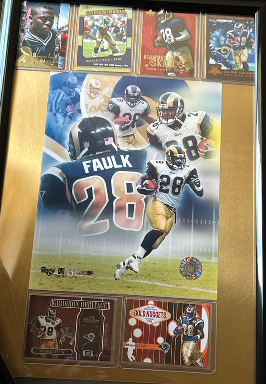 Marshall Faulk Framed Sports Portrait