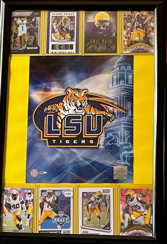Louisiana State University  Football Framed Sports Portrait